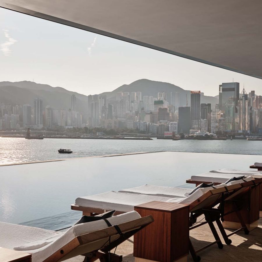 Pool at Asaya, Rosewood Hong Kong